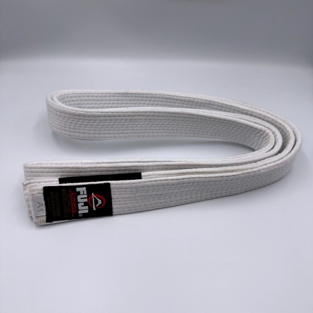 Fuji Kimono Premium Cotton Blend White Belt Size A1 Martial Arts BJJ Judo Karate